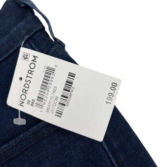 Paige Normandie Straight Leg Jeans Jaydon Dark Wash Men’s 34 NWT NEW - Picture 9 of 9